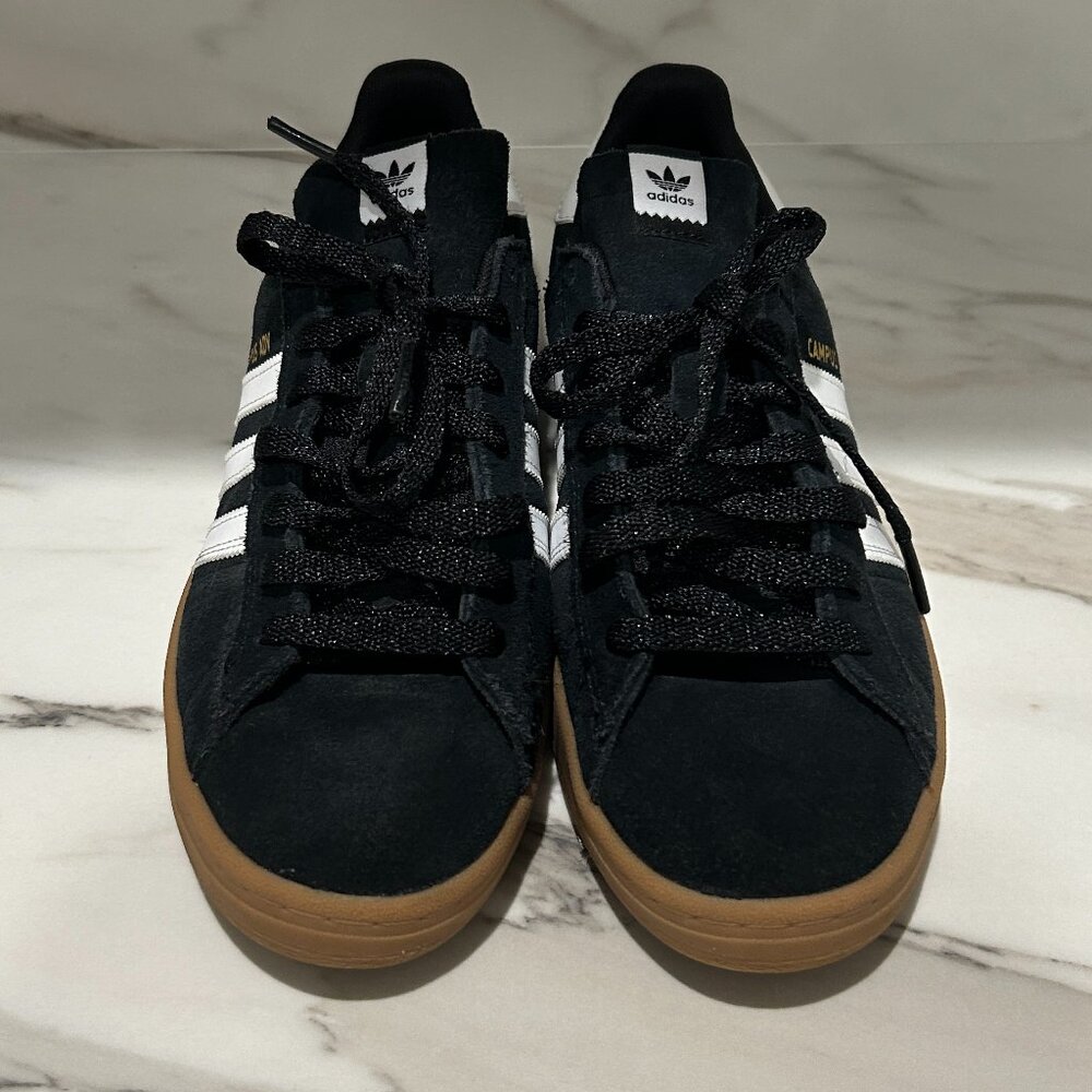 Excellent Condition Adidas Campus ADV Skate Shoes Black/Size 8.5